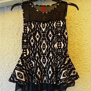 Black and White 00’s Blouse